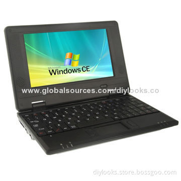 EPC 701 Black, 7.0 inch Windows CE Notebook Computer with Wi-Fi